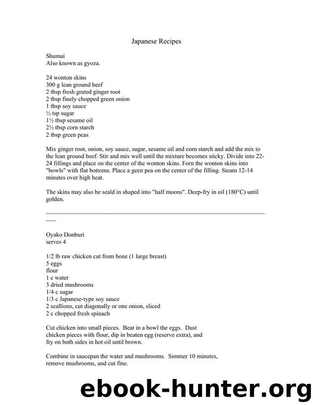 Japanese Recipes by Cookbooks