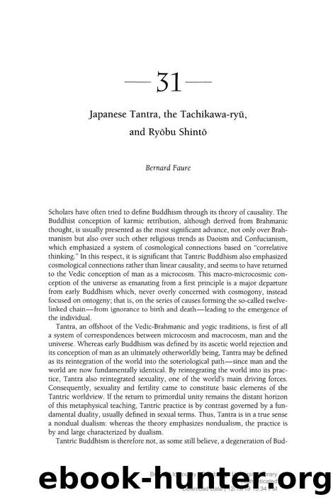 Japanese Tantra, the Tachikawa-ryu, and RyÃ´bu Shinto by Unknown