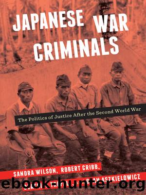 Japanese War Criminals by Sandra Wilson