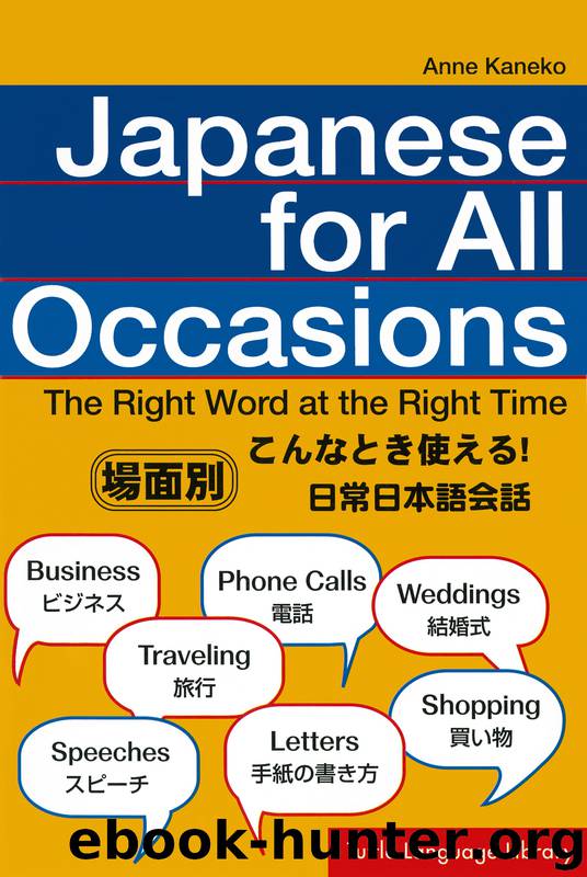 Japanese for All Occasions by Anne Kaneko