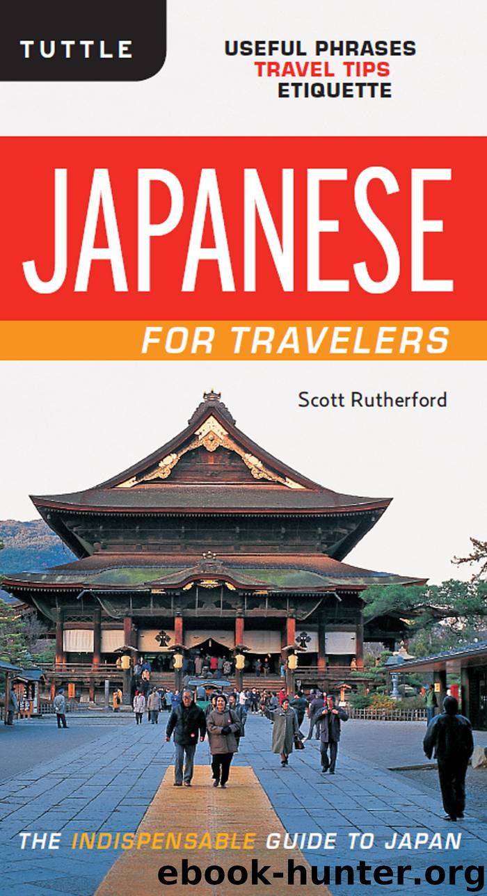 Japanese for Travelers by Rutherford Scott