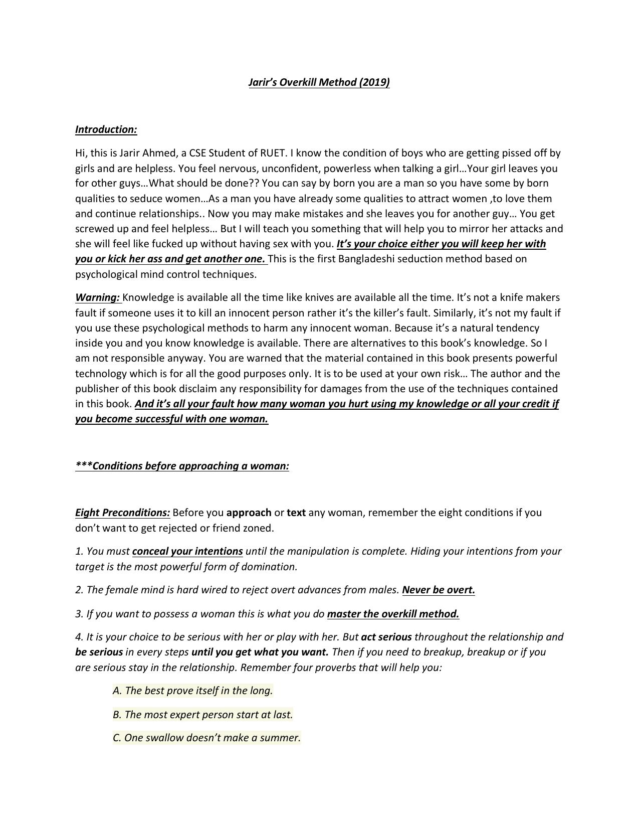 Jarirâs-Overkill-Method-2019-A-Complete-Guide-Of-Mind-Controlling-Seduction.pdf by Freedom Storm and Jarir Ahmed