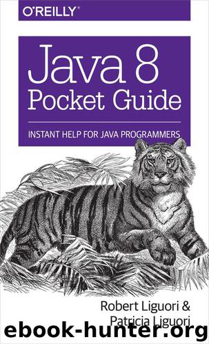 Java 8 Pocket Guide by Robert Liguori and Patricia Liguori