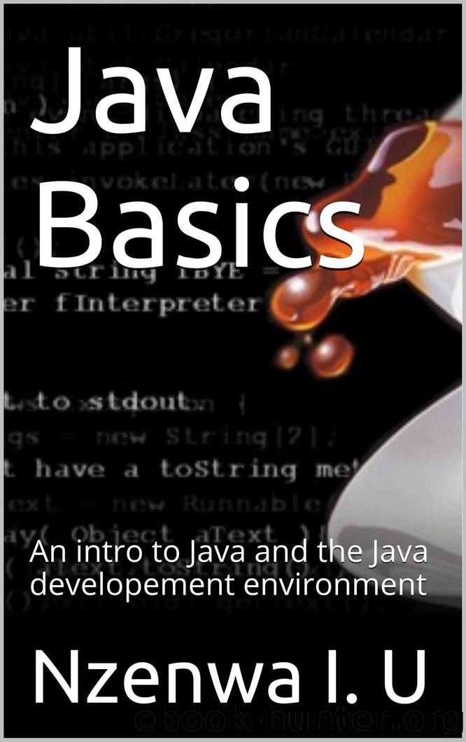 Java Basics: An intro to Java and the Java developement environment by Nzenwa I. U