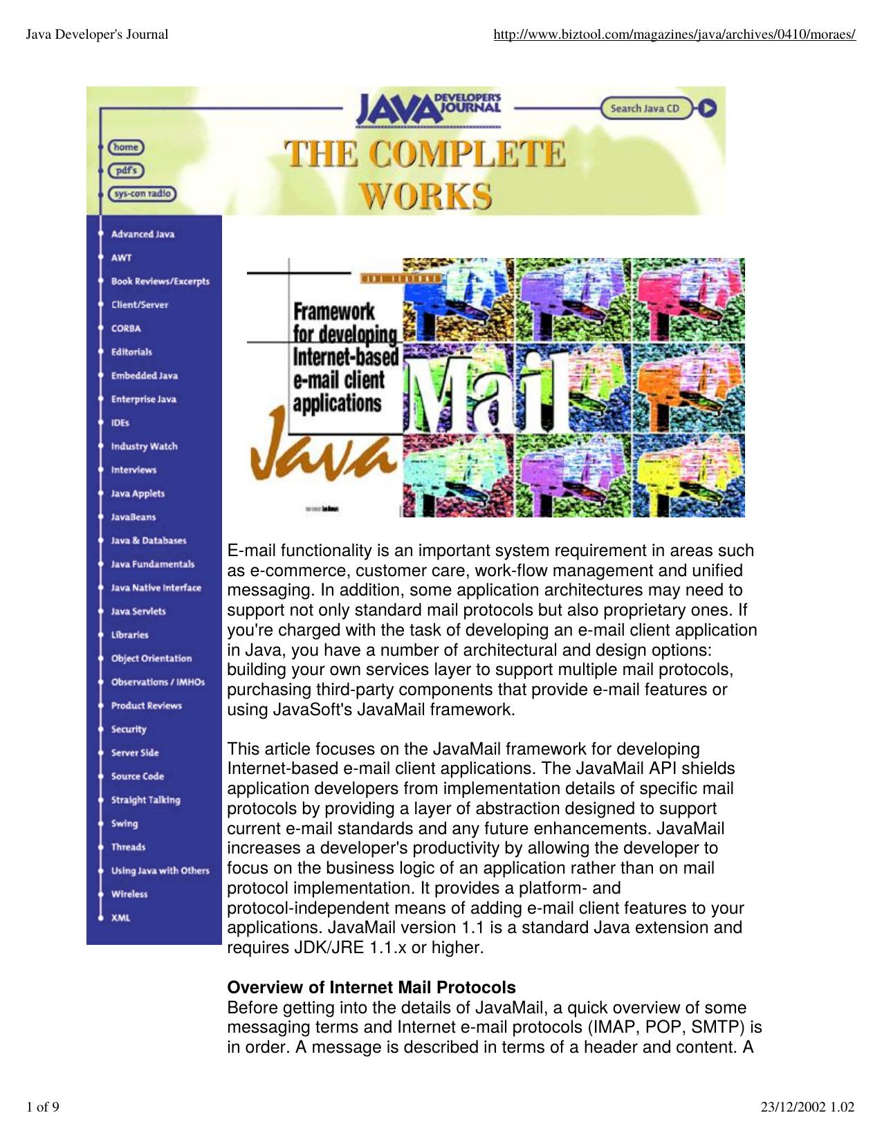 Java Developer's Journal by Gabby