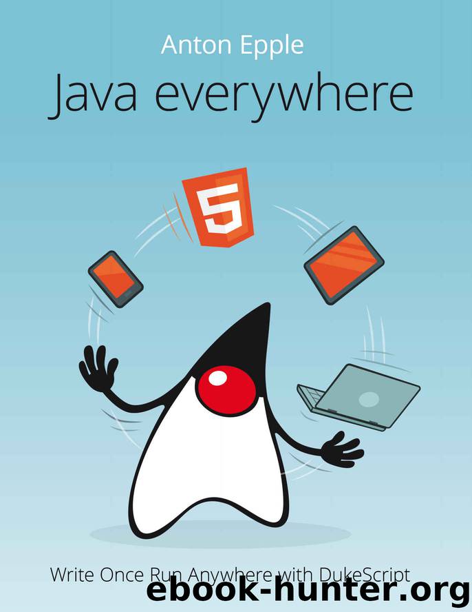 Java Everywhere: Write Once run Anywhere with DukeScript by Anton Epple