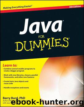 Java For Dummies by Burd Barry