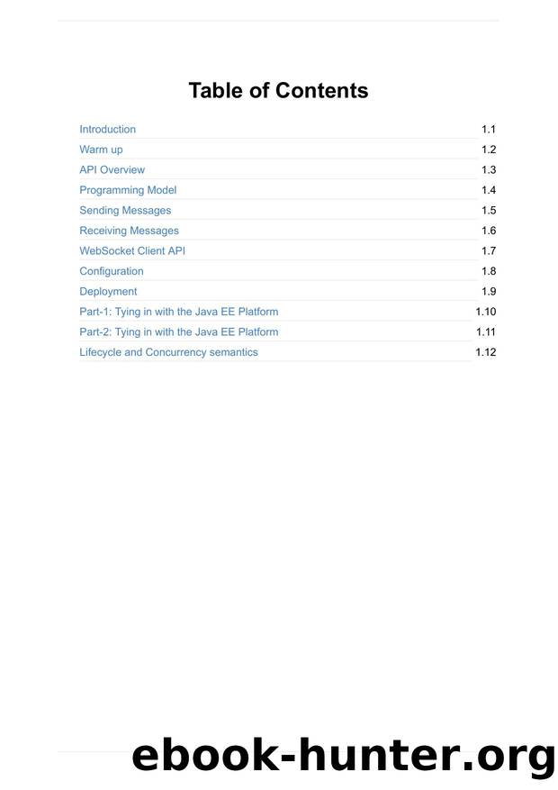 Java WebSocket API Handbook by Abhishek Gupta