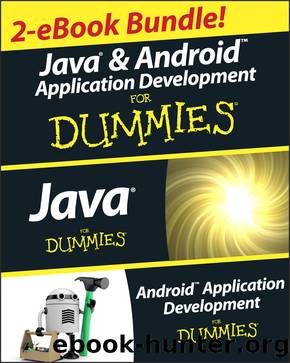 Java and Android Application Development For Dummies eBook Set by Burd
