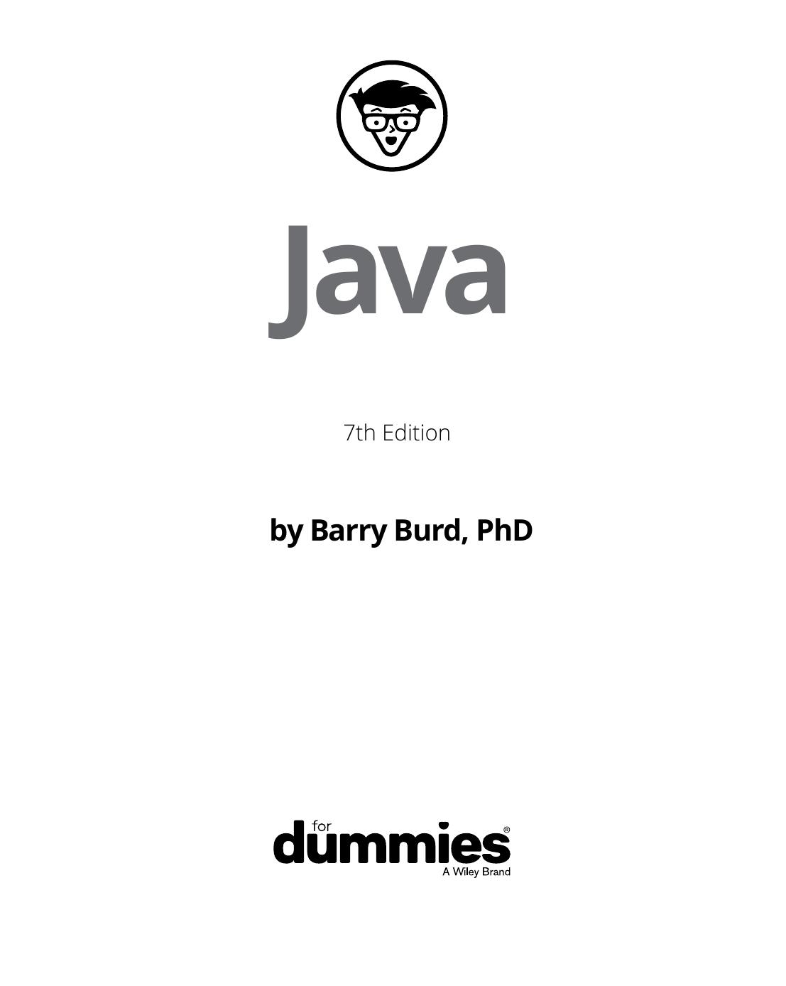 Java for Dummies, 7th Edition by Unknown