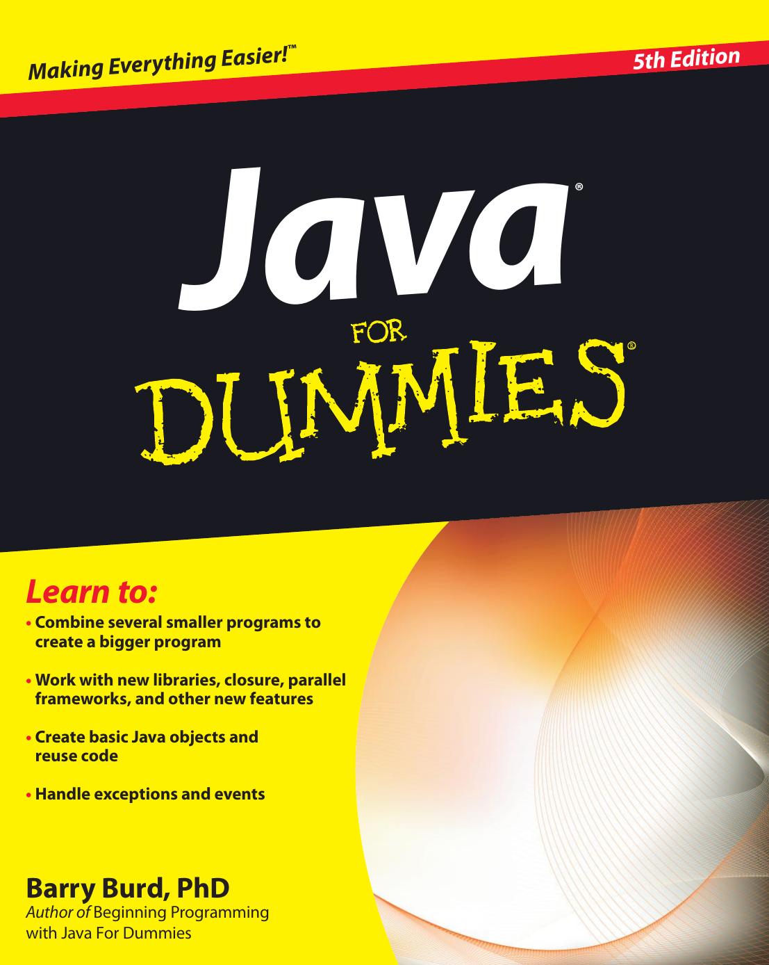 Java for dummies by Barry Burd