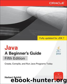 Java: A Beginner’s Guide by Herbert Schildt