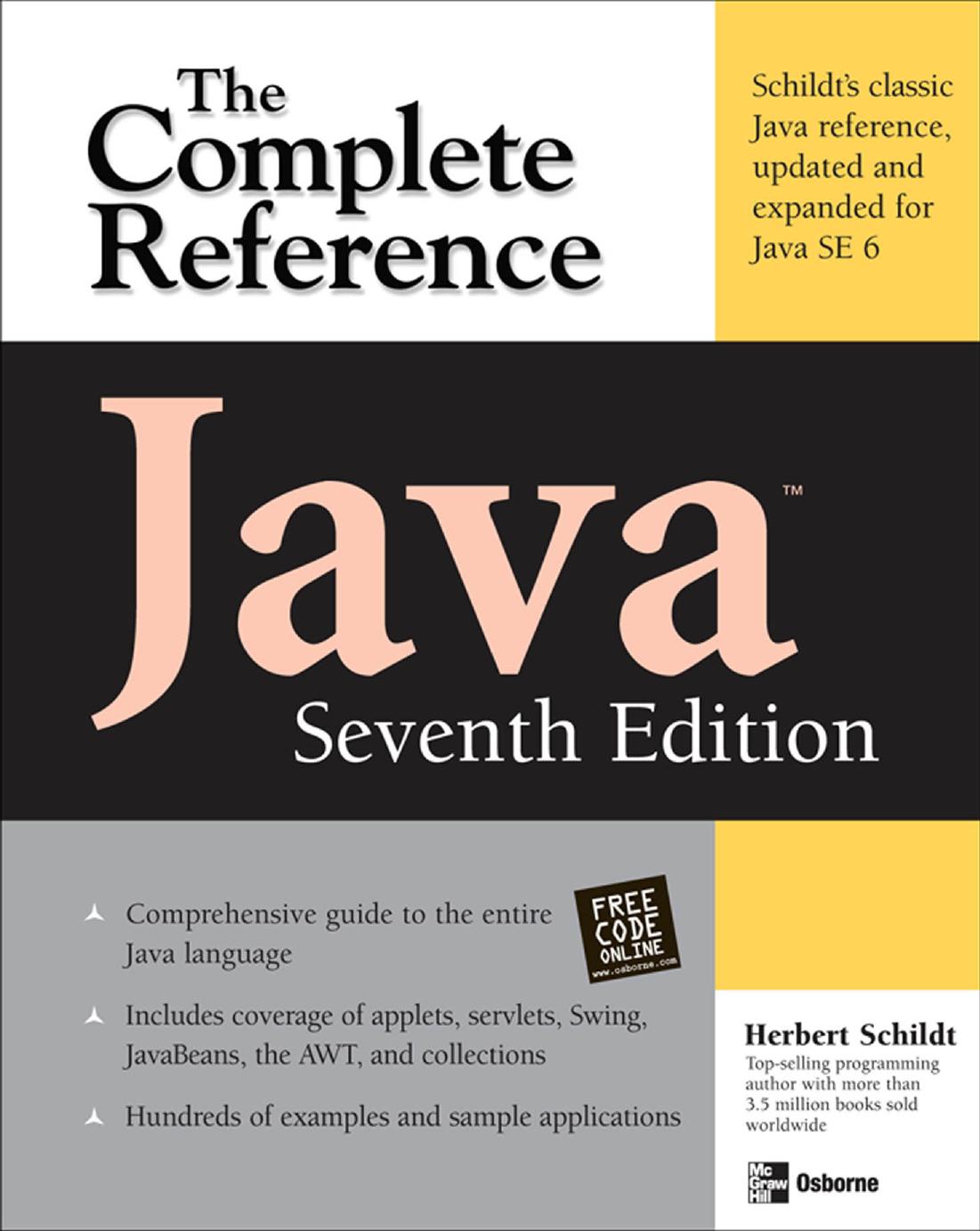 Java: The Complete Reference by Herbert Schildt