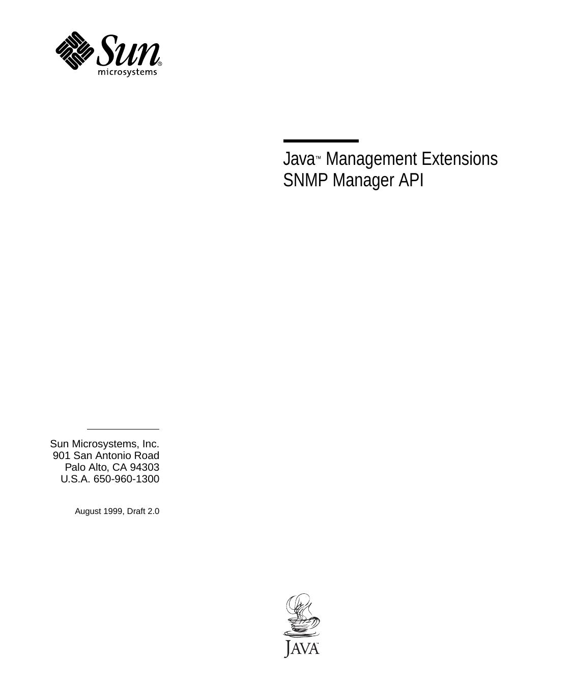Javaâ¢ Management Extensions SNMP Manager API by coll
