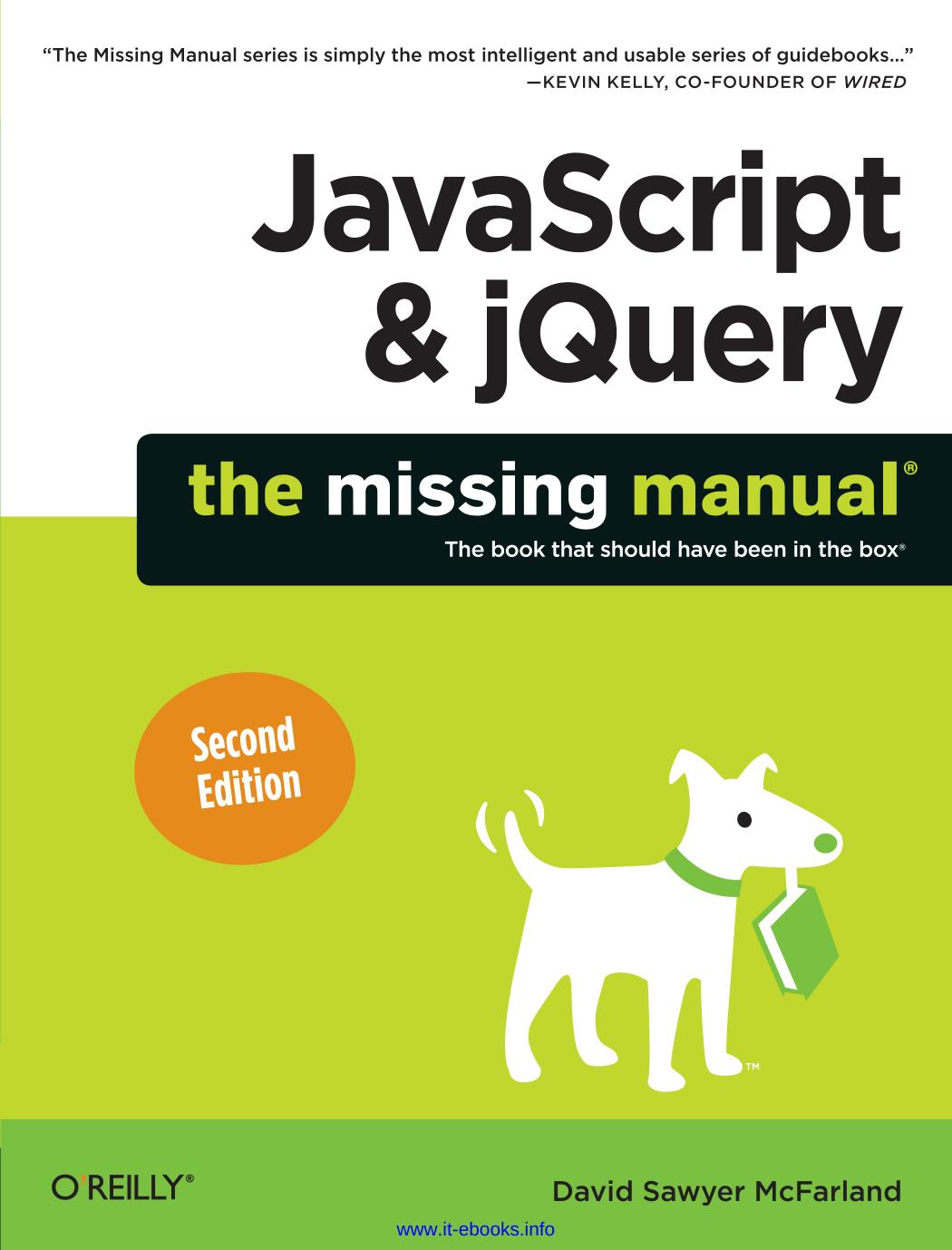 JavaScript & jQuery: The Missing Manual, Second Edition by David Sawyer McFarland