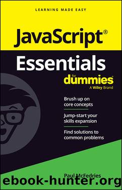 JavaScript Essentials For Dummies by Paul McFedries