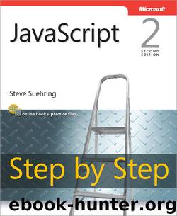JavaScript Step by Step, Second Edition by Steve Suehring