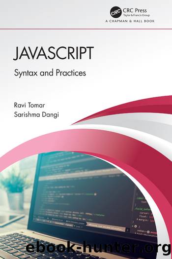 JavaScript by Tomar Ravi;Dangi Sarishma;