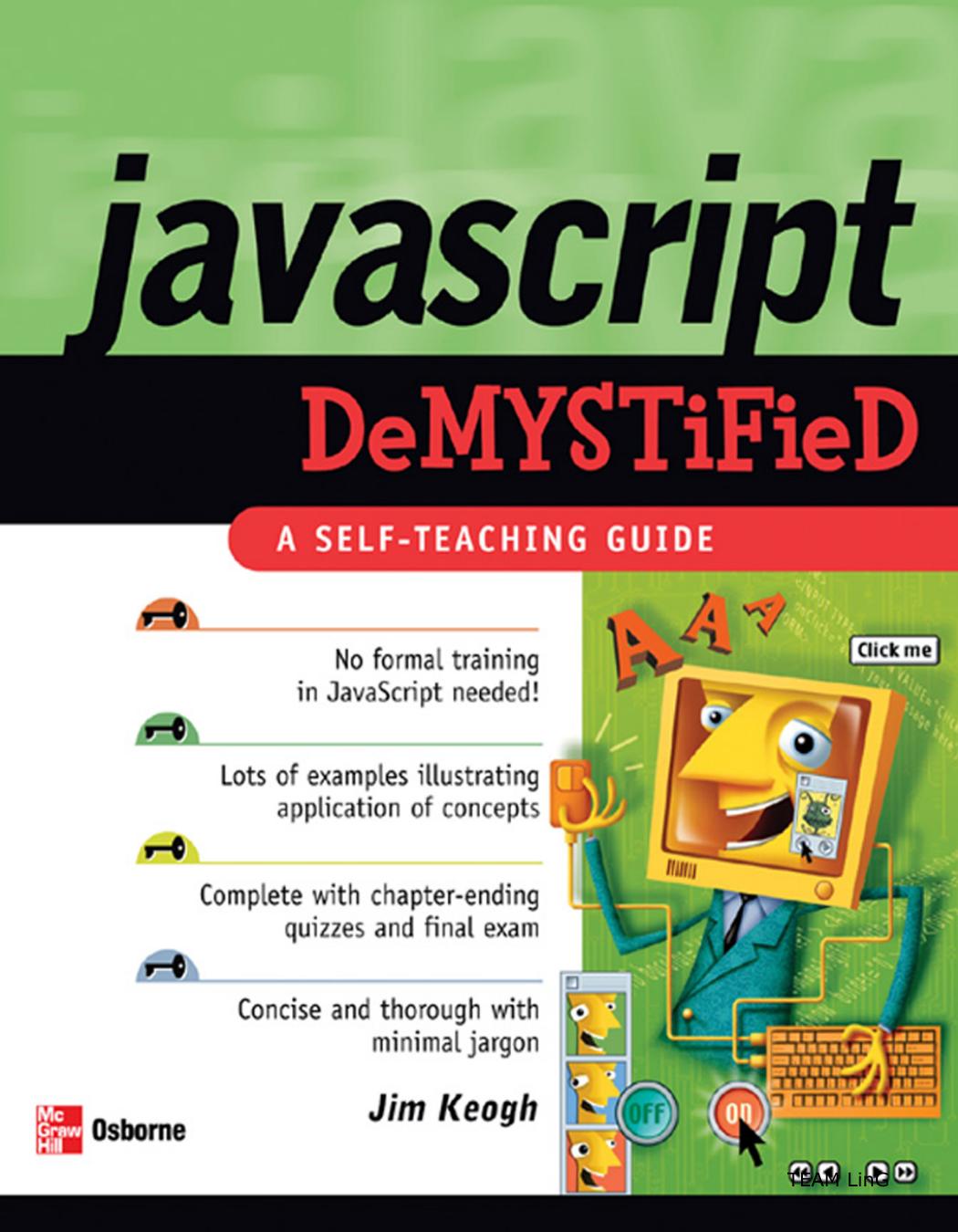 JavaScript demystified by Keogh James Edward