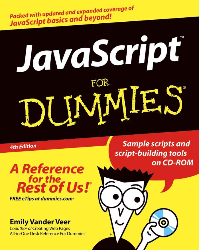 JavaScript for dummies by Emily A Vander Veer