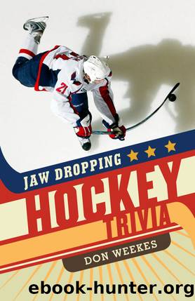 Jaw Dropping Hockey Trivia by Don Weekes
