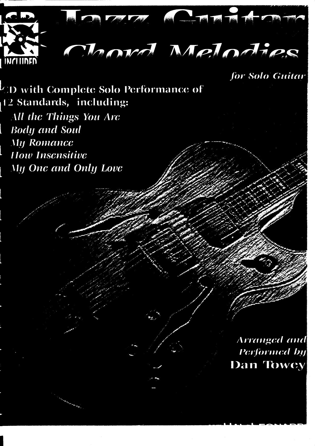 Jazz Guitar Chord Melodies by Towey Dan