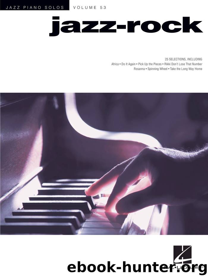 Jazz-Rock by Hal Leonard Corp