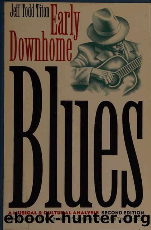 Jeff Todd Titon by Downhome Blues. A Musical & Cultural Analysis (1994)
