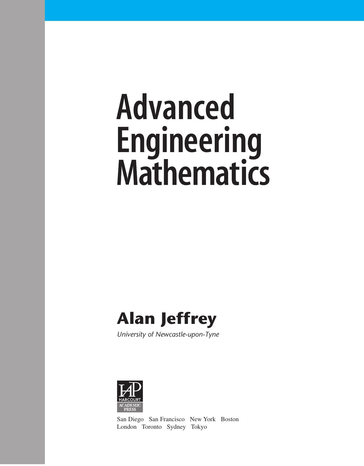 Jeffrey by Advanced Engineering Mathematics (Academic Press)