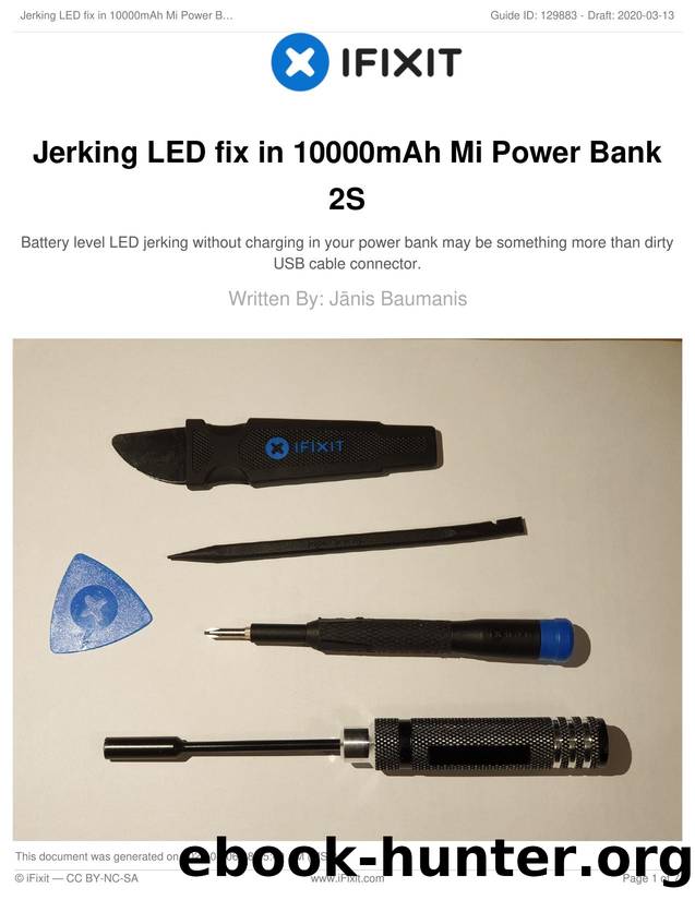 Jerking LED fix in 10000mAh Mi Power Bank 2S by Unknown