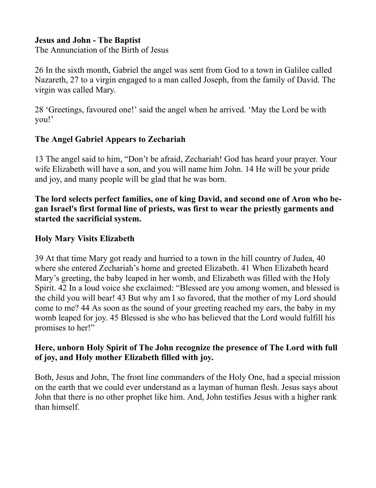Jesus and John - The Baptist by Bible Reader