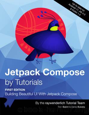Jetpack Compose by Tutorials by By Denis Buketa & By Tino Balint & by Denis Buketa
