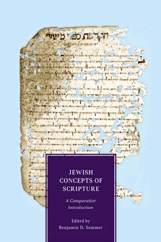 Jewish Concepts of Scripture by Sommer Benjamin D