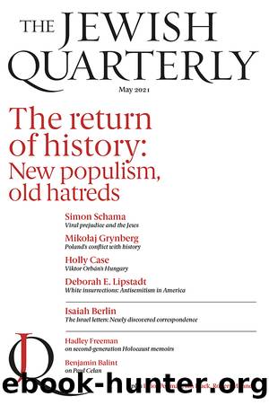 Jewish Quarterly 244 The Return of History by Jonathan Pearlman