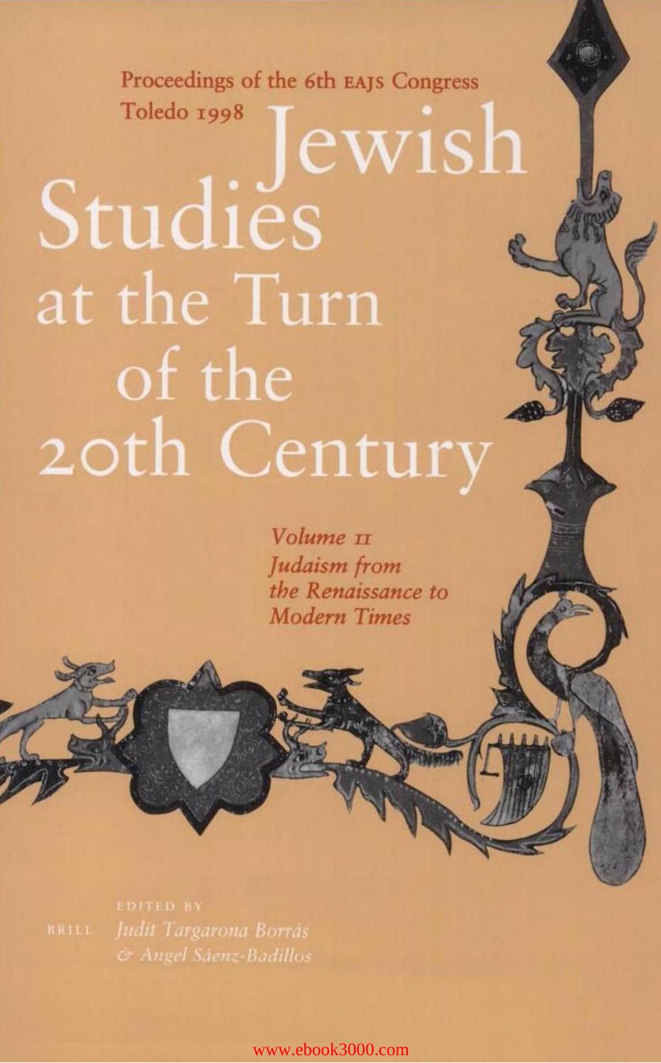 Jewish Studies at the Turn of the Twentieth Century by Unknow