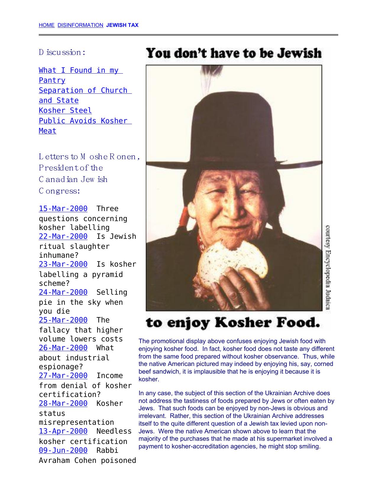 Jewish Tax: Directory by The hidden Jewish tax on food (zionism jews conspiracy jewish judaism ebook history conspiracy)