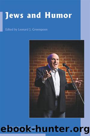 Jews and Humor by Leonard J. Greenspoon