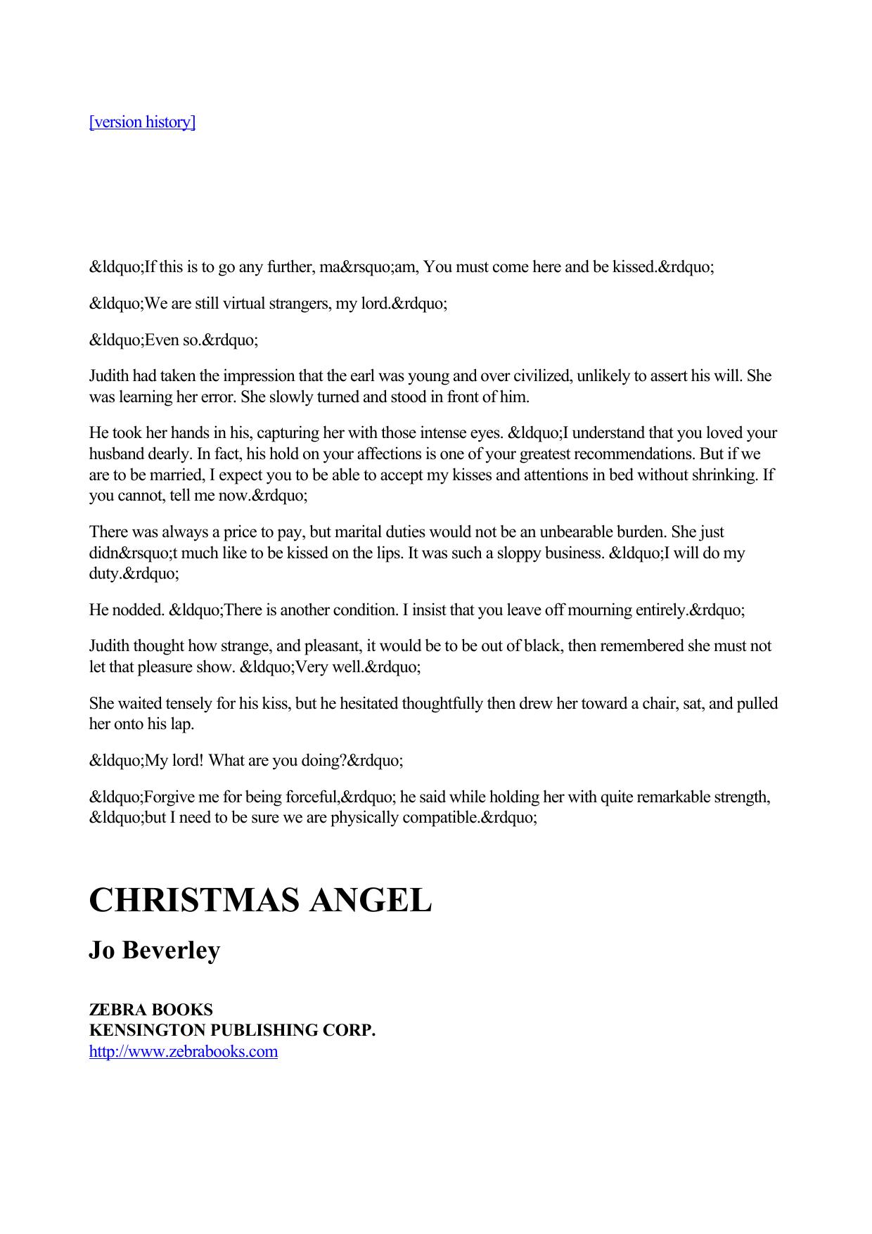 Jo Beverley - Company Of Rogues 01 by Christmas Angel