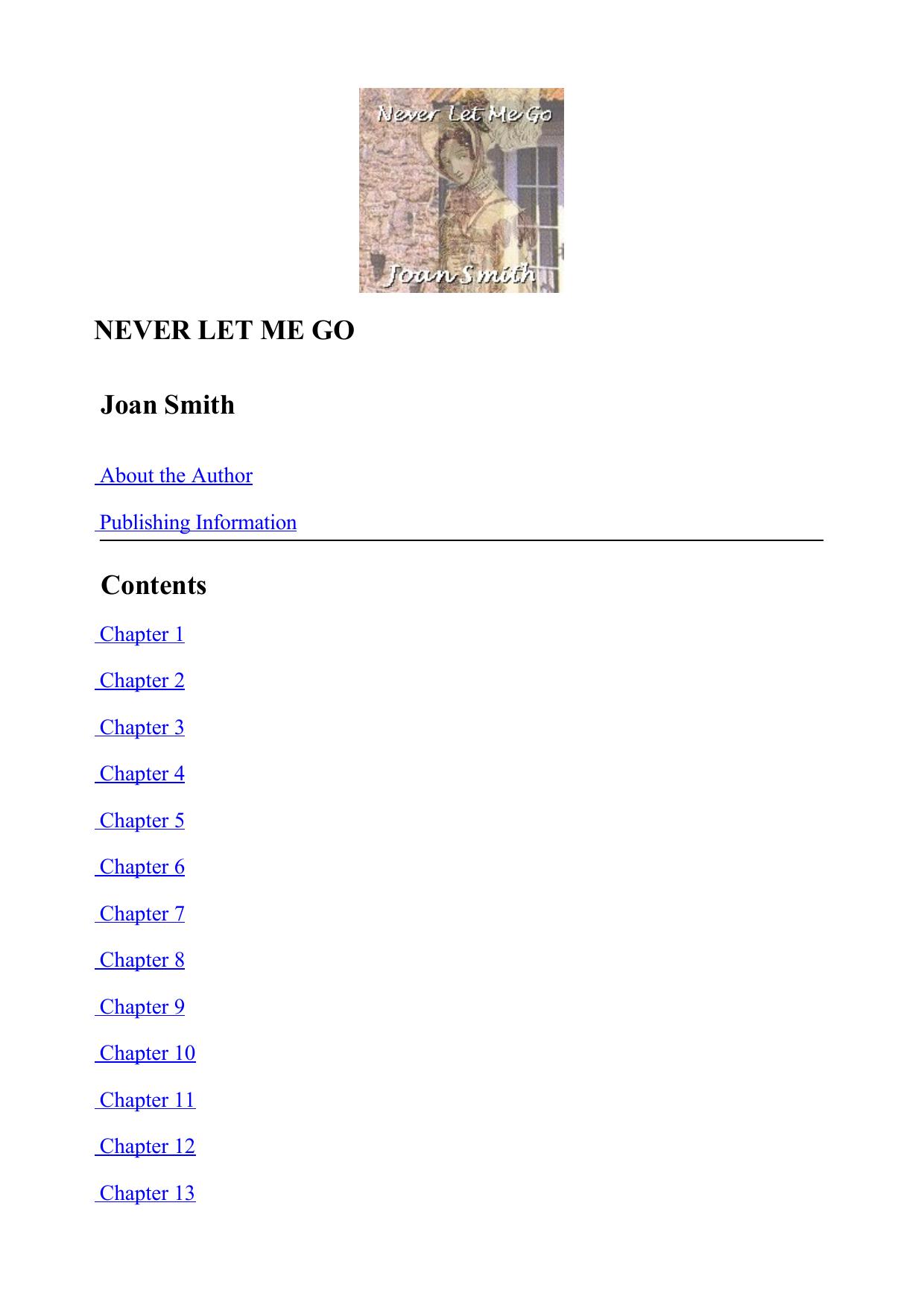 Joan Smith by Never Let Me Go