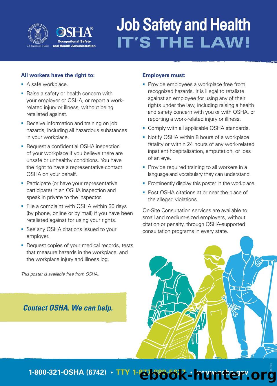 Job Safety and Health: It's the Law! by OSHA