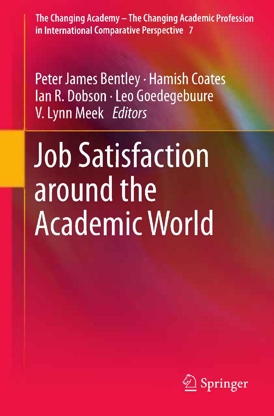 Job Satisfaction around the Academic World by unknow