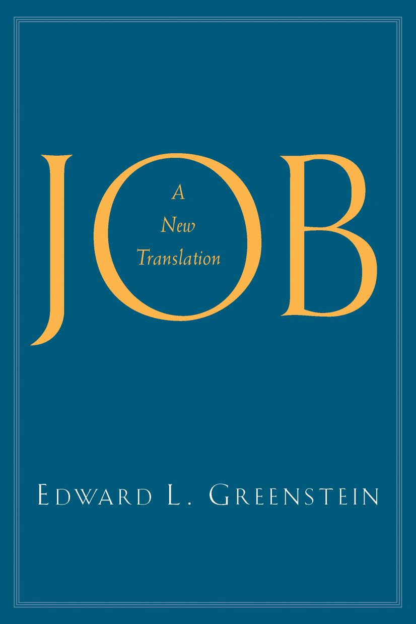 Job: a new translation by Greenstein Edward L