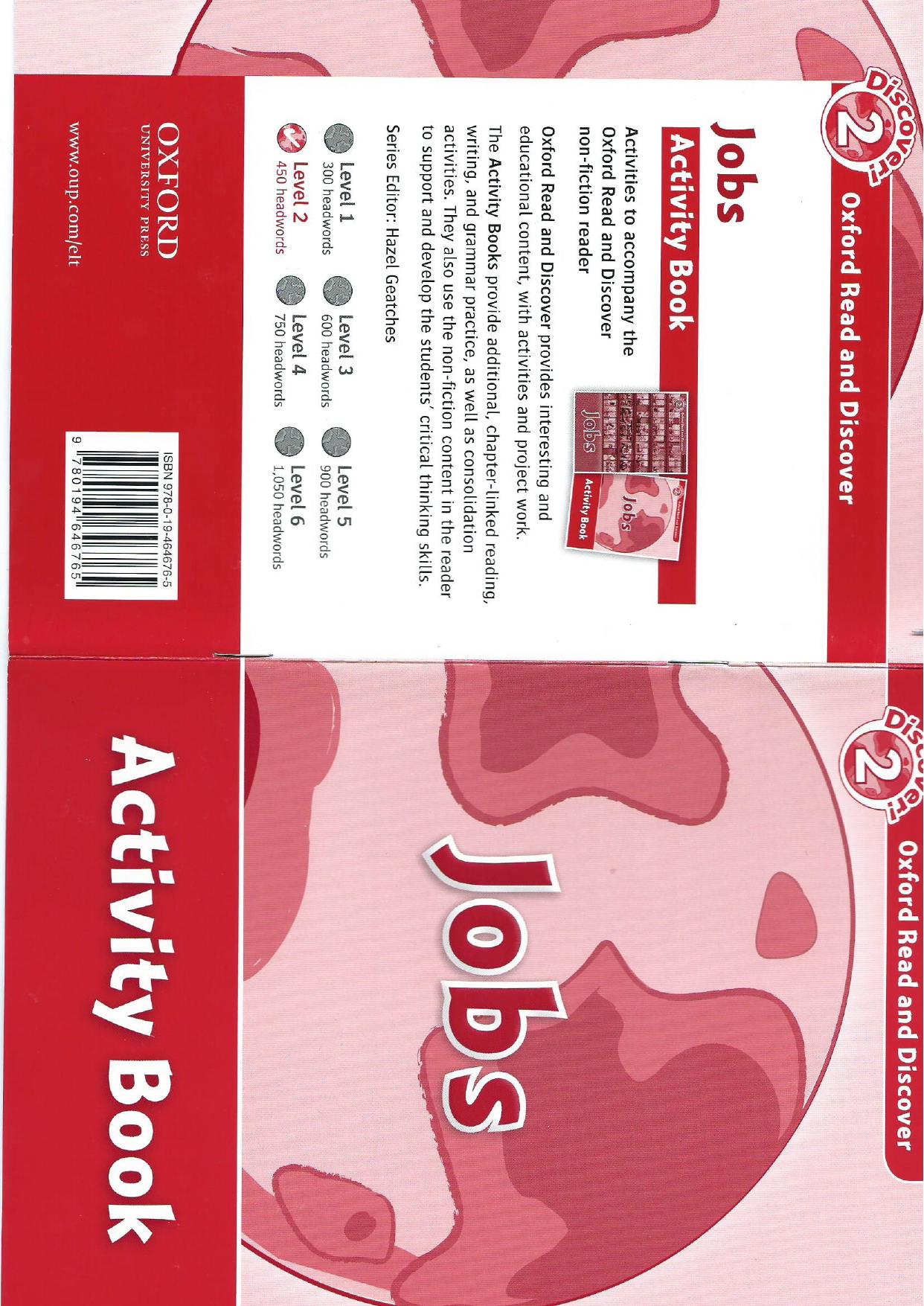 Jobs. Oxford Read and Discover. Activity book. Level 2 by Khanduri Kamini