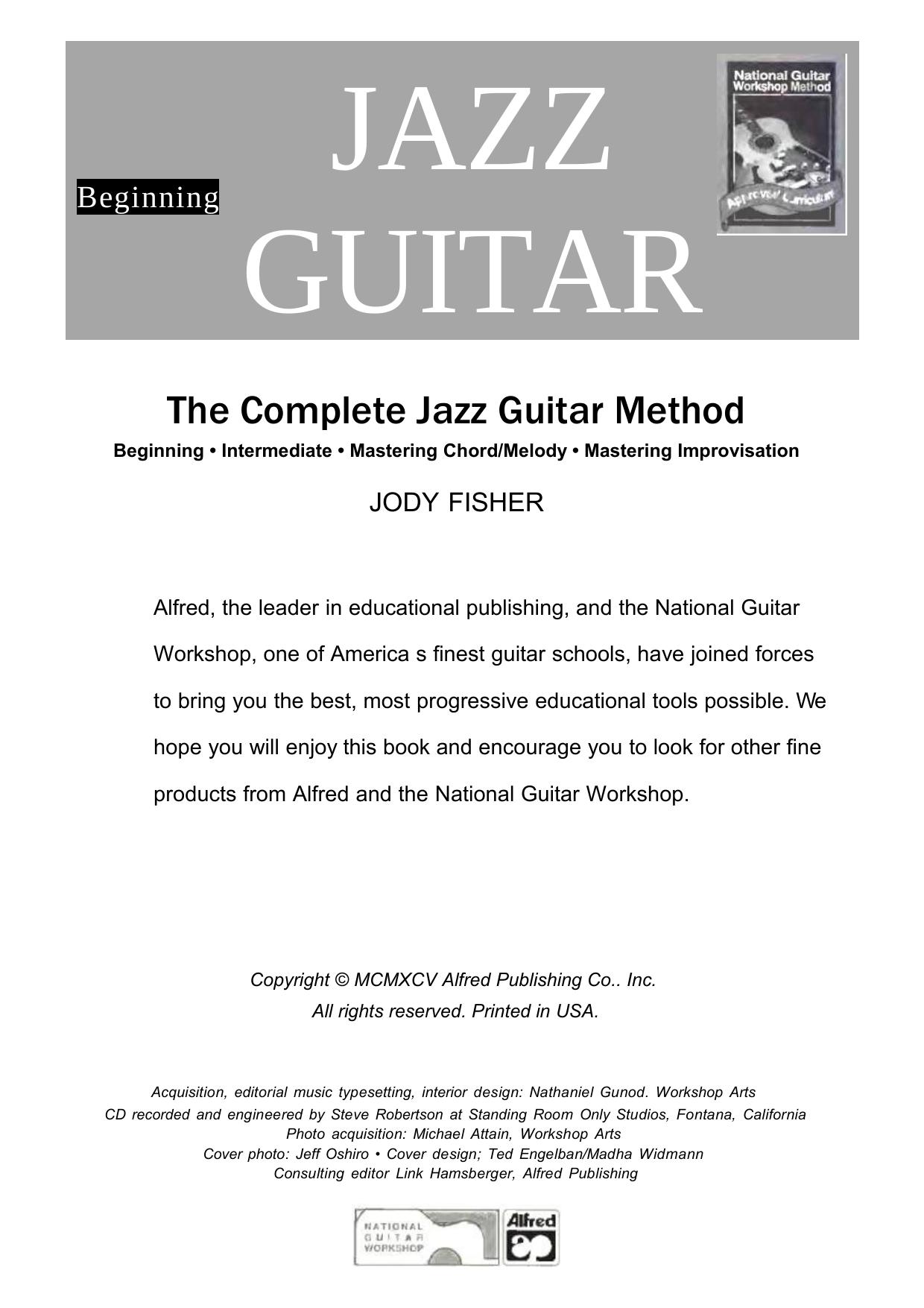Jody Fisher - The Complete Jazz Guitar Method Vol 1 - Beginning by Миша