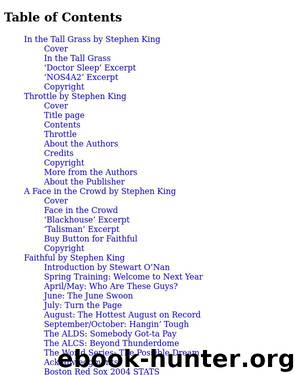 Joe Hill and Stewart O'Nan Collection by Stephen King
