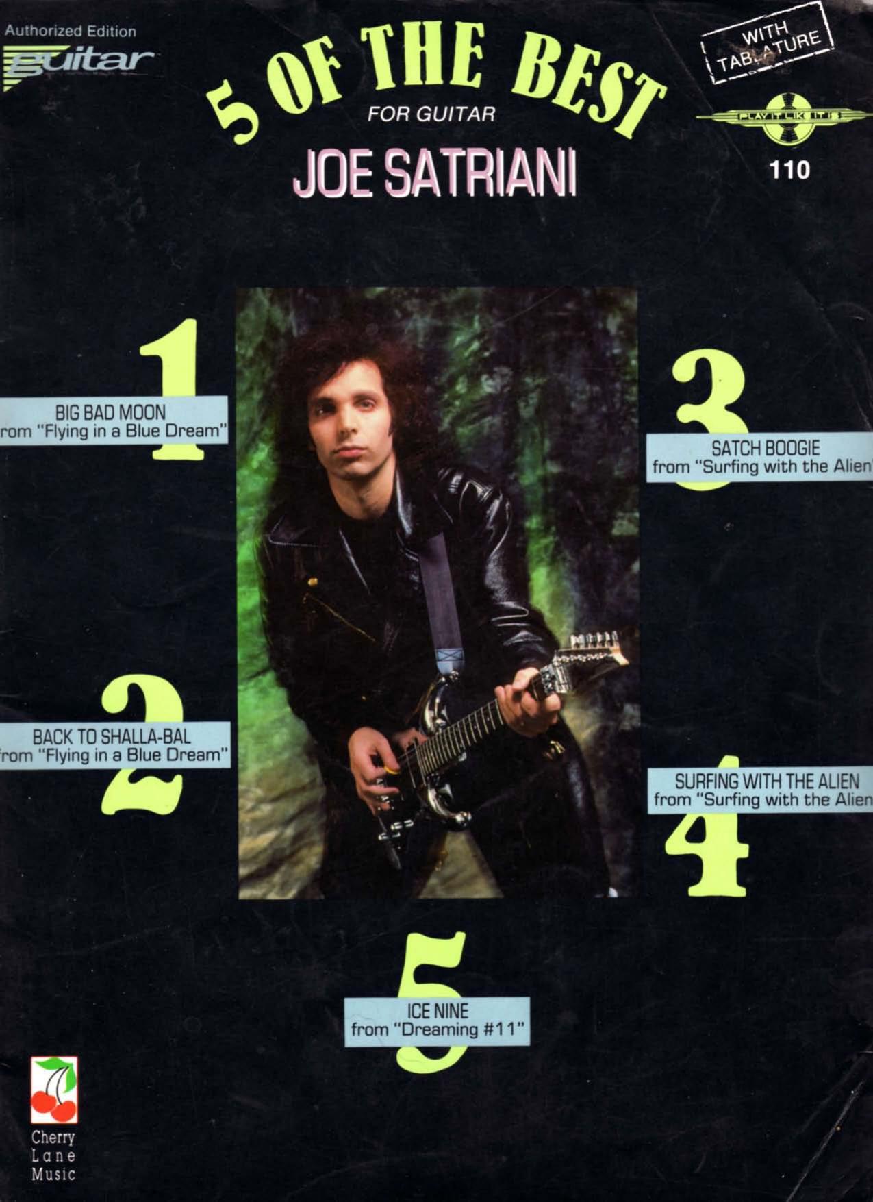Joe Satriani - 5 Of The Best for guitar by mickmack67au@yahoo.com.au