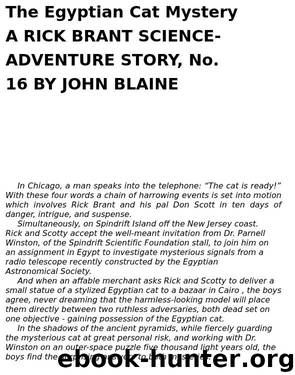John Blaine - Rick Brant 16 by The Egyptian Cat Mystery