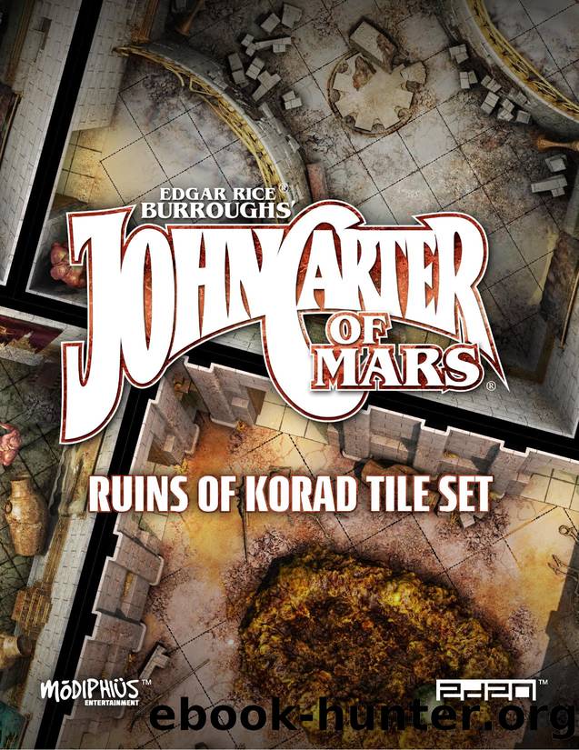 John Carter of Mars by Ruins of Korad Tile Set Rooms Cover