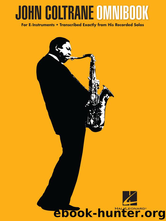 John Coltrane - Omnibook - E-Flat Instruments by Coltrane John