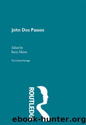 John Dos Passos by Maine Barry;